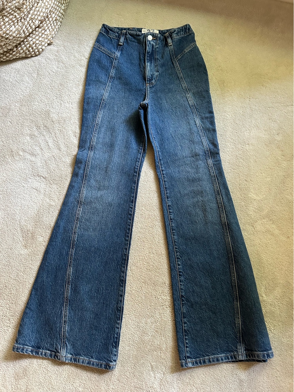 We the Free Dark Blue Flare Jeans 27